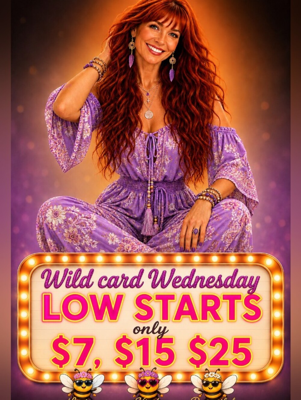 🍑💸wild Card Wed♦️$7❤️$15♣️$25♠️LOW STARTS ONLY - Picture 1 of 10